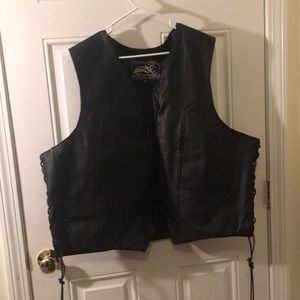 Harley Davidson leather vest 6XL